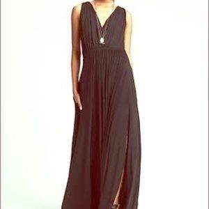 Banana Republic Patio V neck Patio Dress Black